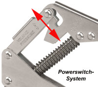 TWIN-LOCK Einhand-Fettpresse mit Pressenrohr aus hochwertigem, verzinktem Stahl M 10x1mm Anschluss