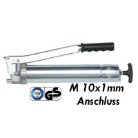 TWIN-LOCK Handhebelfettpresse mit Pressenrohr aus verzinktem Stahl M 10x1mm Anschluss